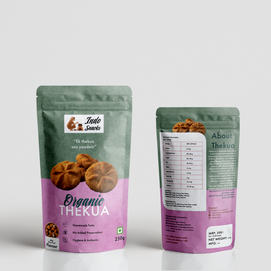 Traditional Thekua - Mix Dry Fruits Flavor 250g