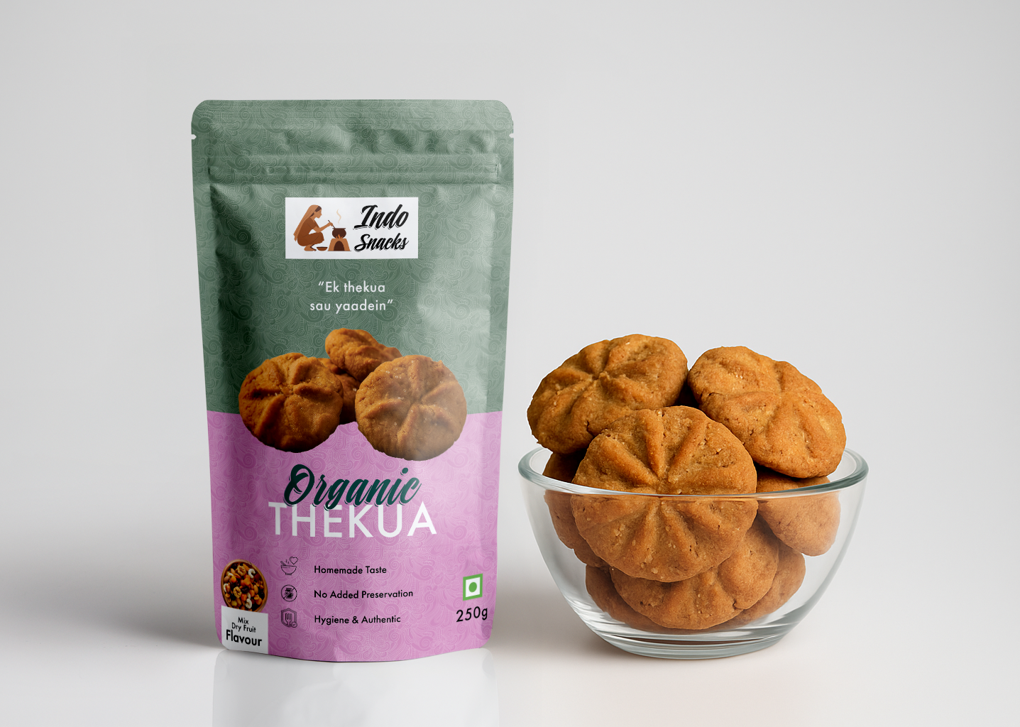 Traditional Thekua - Mix Dry Fruits Flavor 250g